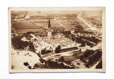 CZĘSTOCHOWA - JASNA GÓRA, PANORAMA 1936