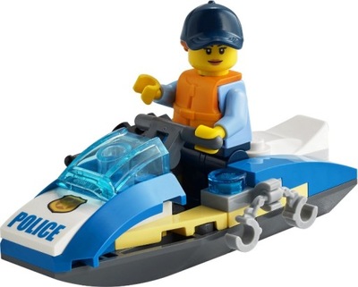 LEGO CITY POLICJA Policjantka na skuterze wodnym