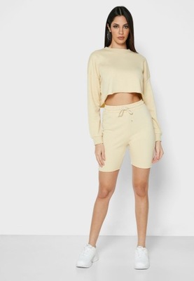 MISSGUIDED KOMPLET KRÓTKIE SPODENKI BLUZA HCO9 R.M