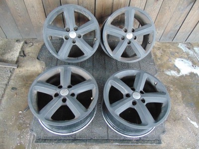 LLANTAS ALULLANTAS 17'' AUDI A6 A4 5X112 ET43 LLANTA ALULLANTA TAPACUBOS JUEGO  