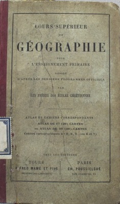 Cours Superieur de Geographie 1898 r.