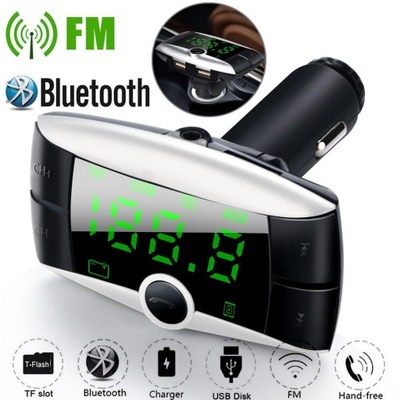 Transmiter Bluetooth FM Ładowarka USB MP3 LCD