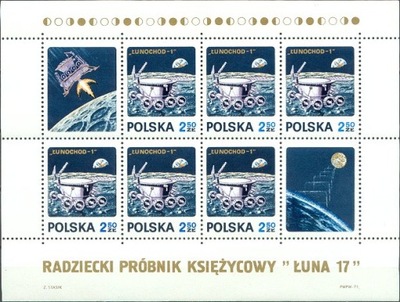 1971, Łunochod 1 i Apollo 15 - arkusze 1975-1976**