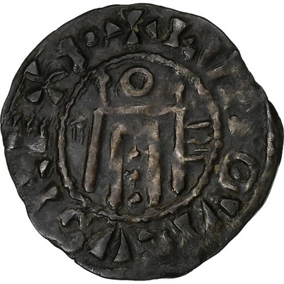 Francja, Louis VI, Denier, 1108-1137, Orléans, Bil