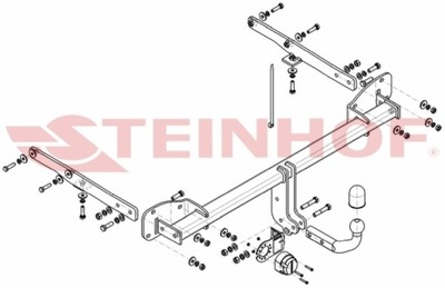 BARRA DE REMOLQUE GANCHO DE REMOLQUE OPEL ASTRA V (K) (KOMBI) 03/2016- STEINHOF  