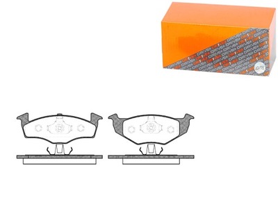КОЛОДКИ ТОРМОЗНЫЕ ПЕРЕД VOLKSWAGEN GOLF 15.3MM DRIVE+