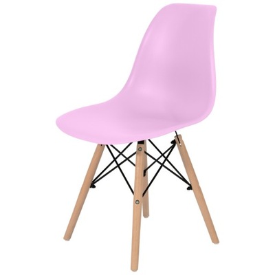 Krzesło Eurostyle 46 x 50 x 83 cm różowy 1 szt.