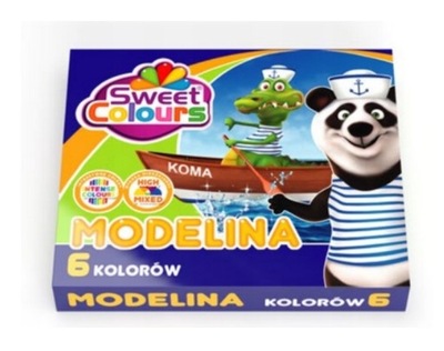 Modelina SWEET COLOURS 6 kolorów