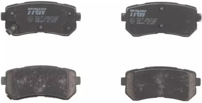 Trw гальмівні колодки гальмівні задня gdb3641 фото №1