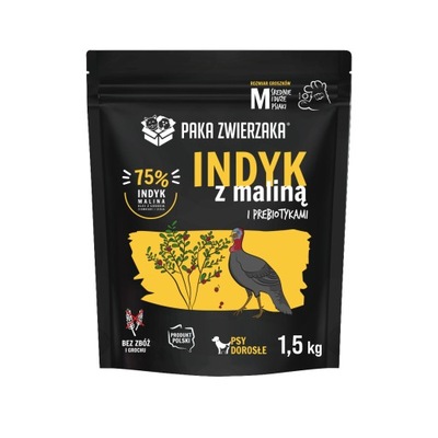 Paka Zwierzaka Seven’th Heaven Indyk z maliną “M” 1,5 kg