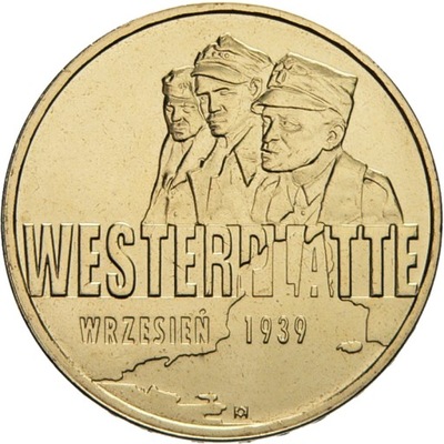 0910 2 zł - Wrzesień 1939 - Westerplatte - menn.