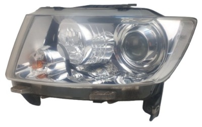 Jeep compass i lift лампа левая передняя h7 линза uk oryg фото №1