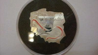 Medal Mazurek Dąbrowskiego SREBRO 999 + certyfikat