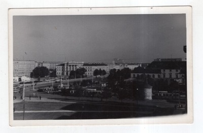 Warszawa - Pl Dzierżyńskiego - Tramwaj FOTO ok1965