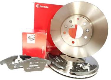 BREMBO TARCZE+KLOCKI ПЕРЕД MERCEDES CLK C209 288MM