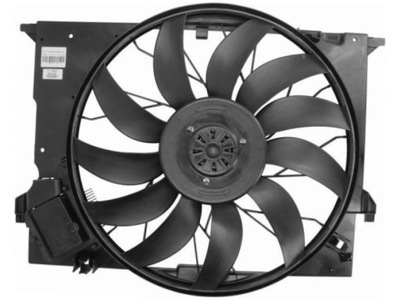 Вентилятор радіатора mercedes slr r199 5.4 clk c209 6.2 cls c219 6.2 фото №1