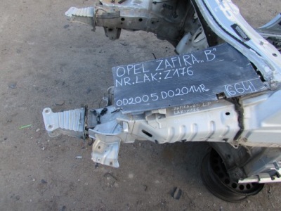 Лонжерон лівий перед opel zafira b 05-14r z176 фото №1