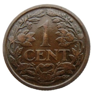 HOLANDIA 1 CENT 1929 RZADSZA