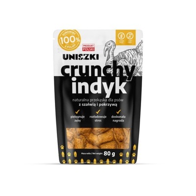 Uniszki Crunchy indyk 80g.