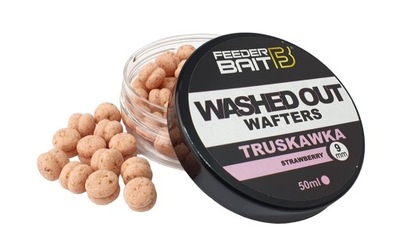 Feeder Bait Washed Out Wafters 9mm Truskawka