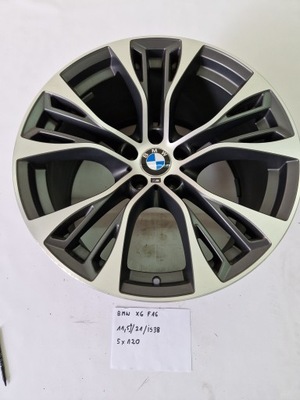 ДИСК АЛЮМІНІЄВИЙ BMW X5 F15 X6 F16 11,5/21/IS38 5X120