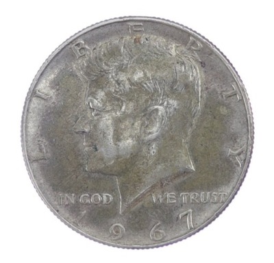 1/2 dolara - Half Dollar - USA - 1967 rok