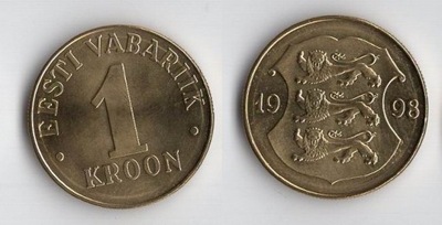 ESTONIA 1998 1 KROON