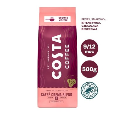 Costa Coffee Caffe Crema Blend kawa mielona 500g
