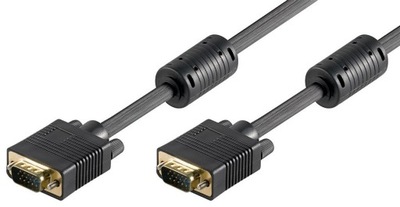 Kabel VGA Goobay M/M czarny 5m wtyk-wtyk