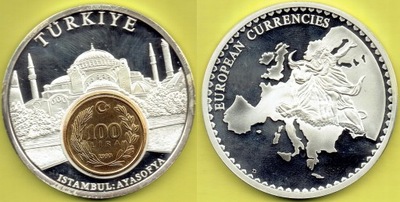 Turcja NUMIZMAT 100 LIRA 1993 r.