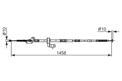 1987482904 CABLE HAM. RECZ. TOYOTA T. RAV4 1,8-2,0  