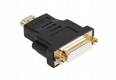 Złącze przejściówka HDMI wtyk DVI gniazdo 24+5