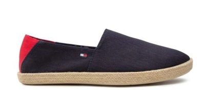 TOMMY HILFIGER MĘSKIE GRANATOWE ESPADRYLE 41 1SS1A