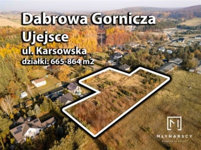 Działka, Dąbrowa Górnicza, Ujejsce, 820 m²