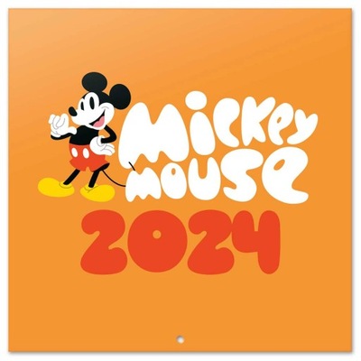 Kalendarz 2024 Disney Myszka Miki Mickey na ścianę