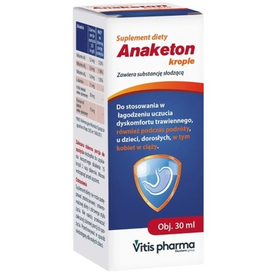 Anaketon suplement diety, krople, 30 ml