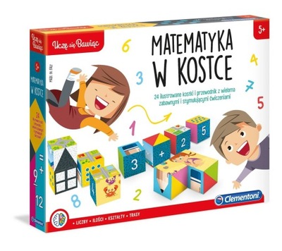 CLEMENTONI MATEMATYKA W KOSTCE 50607 nauka liczy