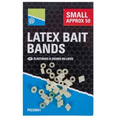 Preston Latex Bait Bands - Gumki do pelletu Small