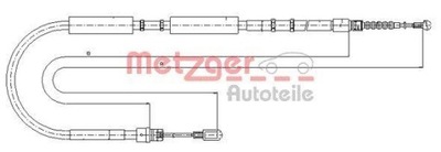 METZGER 10.7536 CIĘGŁO, ТОРМОЗ СТОЯНОЧНИЙ