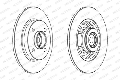 DISCO DE FRENADO FERODO DDF1561-1  