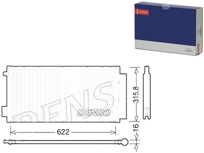 Конденсатор denso 51887955 ft5411 фото №1