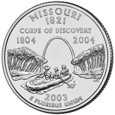 25 c Stany USA Missouri State Quarter 2003 D nr 24