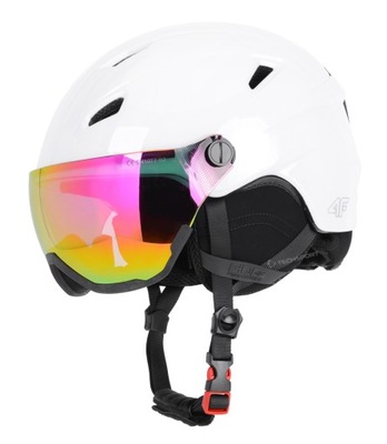 4F DAMSKI KASK NARCIARSKI Z SZYBĄ WIZJER rozm S/M 52-56cm