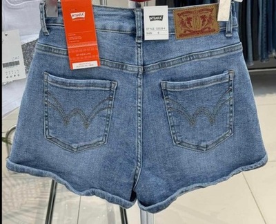 NIEBIESKIE SPODENKI JEANSOWE SZORTY A'LA LEVIS M.SARA XS