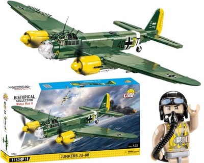 KLOCKI COBI 5733 Samolot Junkers Ju 88 KLOCKI