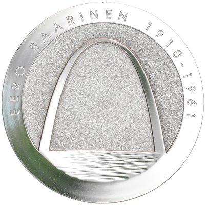 Finlandia, 10 Euro, Eero Saarinen, 2010, Vantaa, P