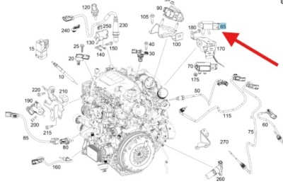 Датчик давления mercedes a6229050800 фото №1