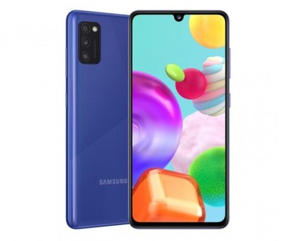 SAMSUNG GALAXY A41 NIEBIESKI ładny