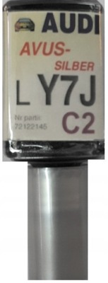 ZAPRAWKA DO RYS 10ML AUDI VW SEAT Y7J LY7J C2 PLATEADA ATLAS AVUSSILBER  