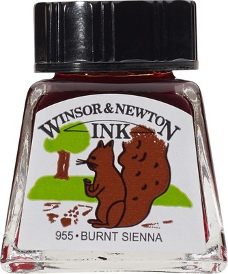 Tusz Winsor & Newton WN-1005074 BURNT SIENNA 14 ml